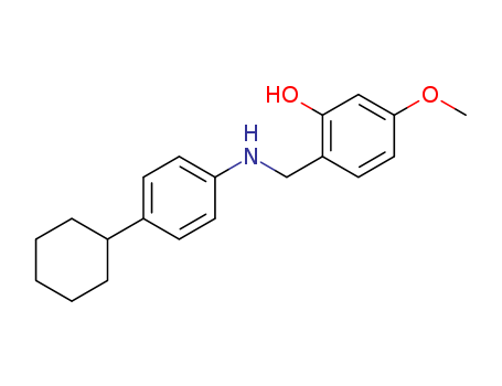 2-[(4-CYCLOHEXYLANILINO)METHYL]-5-METHOXYBENZENOL