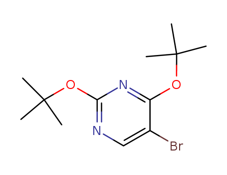 5-bromo-2,4-di-tert-butoxypyrimidine(19752-61-5)