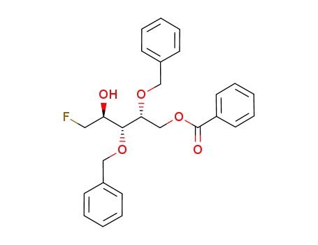 1-deoxy-1-fluoro-3,4-di-O-benzyl-5-O-benzoyl-D-lyxitol