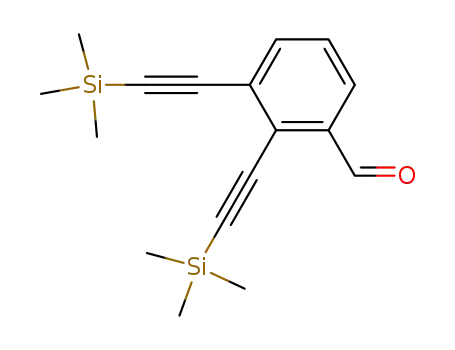Benzaldehyde, 2,3-bis[(trimethylsilyl)ethynyl]-