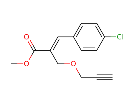 methyl (2E)-3-(4-chlorophenyl)-2-[(prop-2-ynyloxy)methyl]acrylate