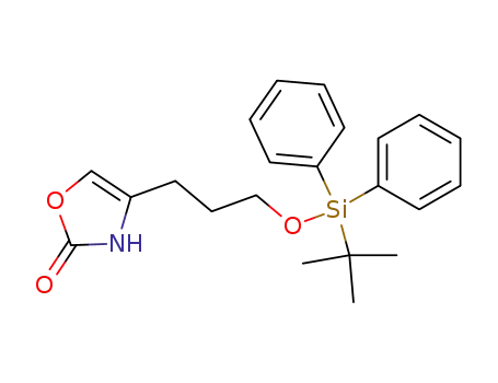 4-[3-(tert-butyldiphenylsilanyloxy)propyl]-3H-oxazol-2-one