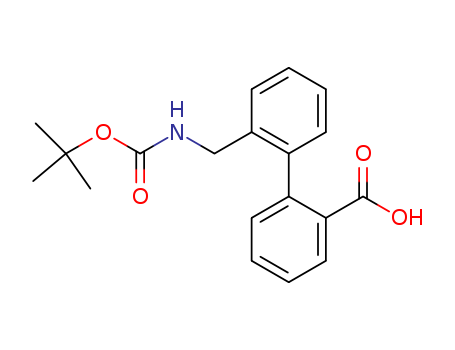 2-[2-[[(2-methylpropan-2-yl)oxycarbonylamino]methyl]phenyl]benzoic acid
