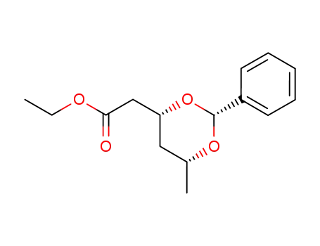 (2R,4R,6R)-4-(carboethoxymethyl)-2-methyl-6-phenyl-1,3-dioxane