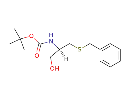 Molecular Structure of 139428-96-9 (BOC-CYS(BZL)-OL)