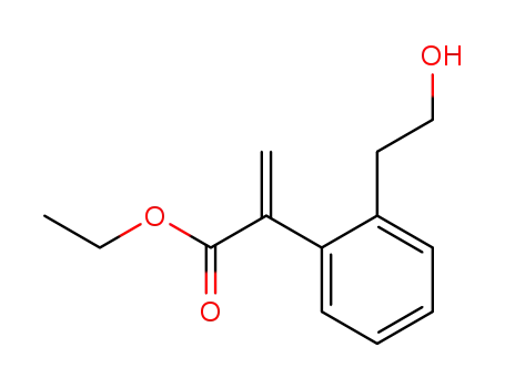 ethyl 2-[2-(2-hydroxyethyl)phenyl]acrylate
