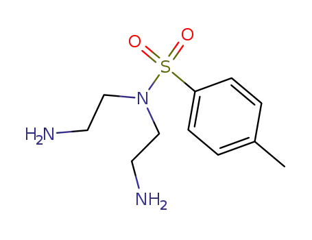 Molecular Structure of 23539-15-3 (Benzenesulfonamide, N,N-bis(2-aminoethyl)-4-methyl-)