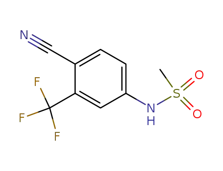 Methanesulfonamide, N-[4-cyano-3-(trifluoromethyl)phenyl]-