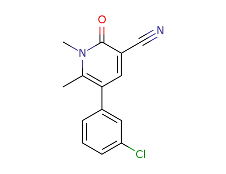 5-(3-chlorophenyl)-1,6-dimethyl-2-oxo-1,2-dihydro-3-pyridinecarbonitrile