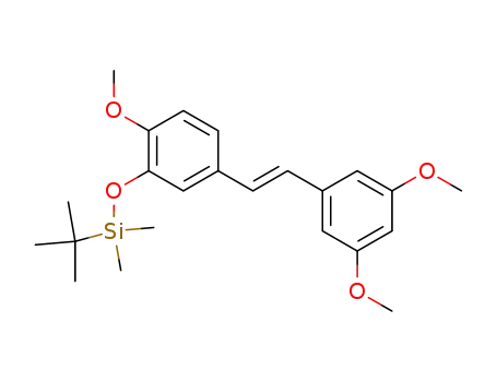 Silane,
[5-[(1E)-2-(3,5-dimethoxyphenyl)ethenyl]-2-methoxyphenoxy](1,1-dimeth
ylethyl)dimethyl-