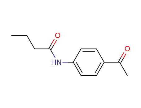 Molecular Structure of 324580-52-1 (N-(4-Acetylphenyl)butanamide)