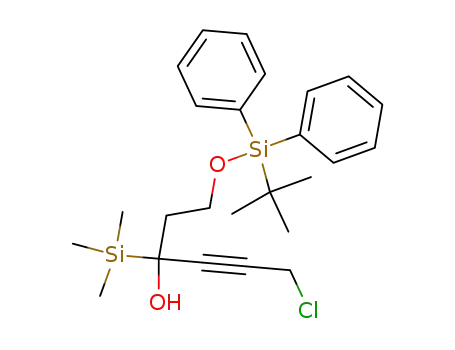 1-(tert-butyldiphenylsilanyloxy)-6-chloro-3-(trimethylsilanyl)hex-4-yn-3-ol