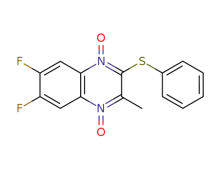 6,7-difluoro-2-methyl-3-phenylsulfanyl-quinoxaline 1,4-dioxide