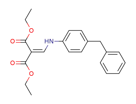 Molecular Structure of 24805-59-2 (diethyl {[(4-benzylphenyl)amino]methylidene}propanedioate)