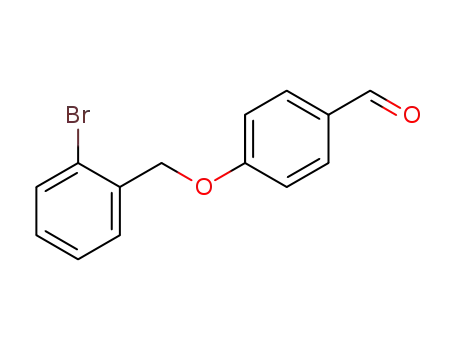 Molecular Structure of 632300-46-0 (4-[(2-Bromobenzyl)oxy]benzaldehyde)