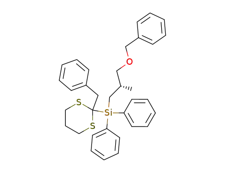 [(2S)-2-methyl-3-(phenylmethoxy)-1-propyl][2-(phenylmethyl)-1,3-dithian-2-yl]diphenylsilane