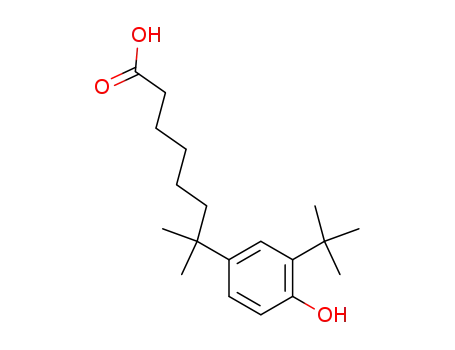 2-tert-butyl-4-(6'-carboxy-1',1'-dimethylhexyl)phenol