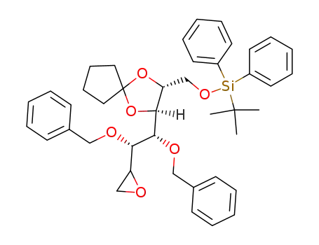 (3S,4R,5S,6R)-3,4-dibenzyloxy-7-(tert-butyldiphenylsilyloxy)-5,6-(cyclopentylidenedioxy)-1,2-epoxyheptane