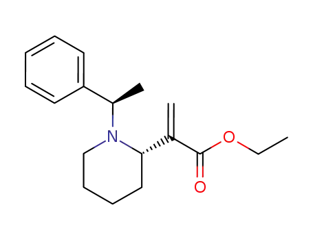 ethyl 2-{(2S)-1-[(1R)-1-phenylethyl]piperidin-2-yl}acrylate