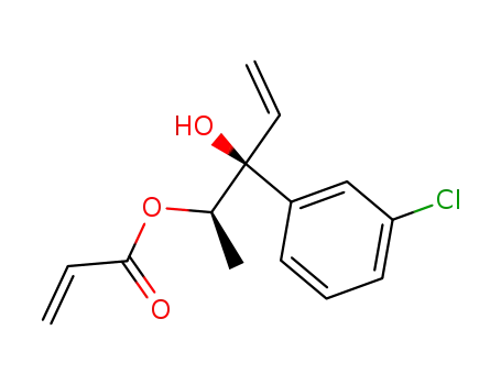 2-Propenoic acid,
(1R,2S)-2-(3-chlorophenyl)-2-hydroxy-1-methyl-3-butenyl ester