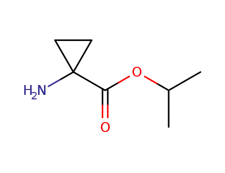 Molecular Structure of 757903-69-8 (Cyclopropanecarboxylic acid, 1-amino-, 1-methylethyl ester (9CI))