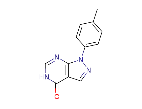 4H-Pyrazolo[3,4-d]pyrimidin-4-one, 1,5-dihydro-1-(4-methylphenyl)-