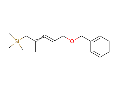 Silane, trimethyl[2-methyl-5-(phenylmethoxy)-2,3-pentadienyl]-
