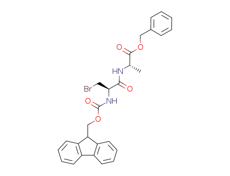 L-Alanine, 3-bromo-N-[(9H-fluoren-9-ylmethoxy)carbonyl]-L-alanyl-,
phenylmethyl ester