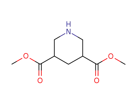 Molecular Structure of 54732-79-5 (DiMethyl piperidine-3,5-dicarboxylate)