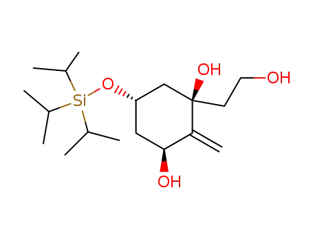 1,3-Cyclohexanediol,
1-(2-hydroxyethyl)-2-methylene-5-[[tris(1-methylethyl)silyl]oxy]-,
(1R,3S,5S)-