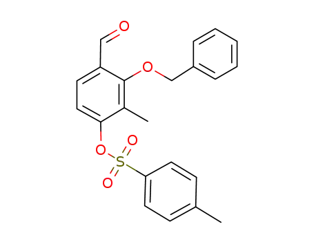 Benzaldehyde,
3-methyl-4-[[(4-methylphenyl)sulfonyl]oxy]-2-(phenylmethoxy)-