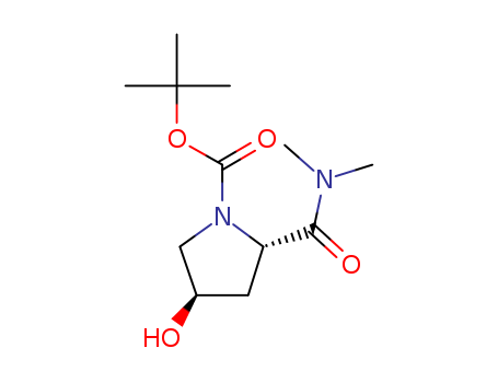 1-Pyrrolidinecarboxylic acid, 2-[(dimethylamino)carbonyl]-4-hydroxy-,
1,1-dimethylethyl ester, (2S,4R)-