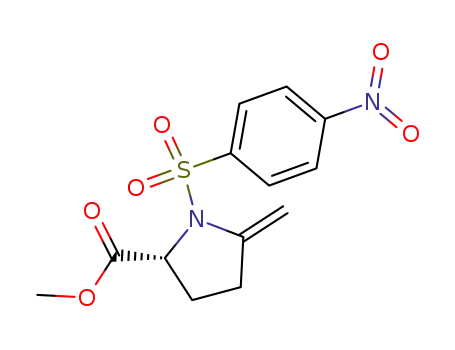 (R)-5-methylene-1-(4-nitrobenzenesulfonyl)pyrrolidine-2-carboxylic acid methyl ester