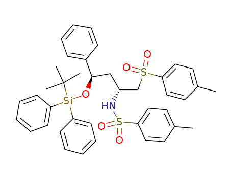 1-[4-(tert-butyldiphenylsilyloxy)-2-(4-methylphenylsulfonamido)-4-phenyl-(2R,4R)-butylsulfonyl]-4-methylbenzene