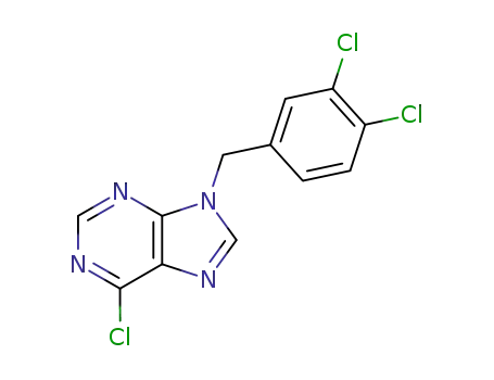 9H-Purine, 6-chloro-9-[(3,4-dichlorophenyl)methyl]-