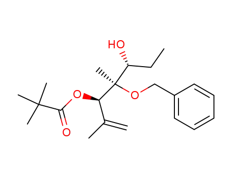 2,2-dimethyl propionic acid (R)-[(1R,2R)-1-benzyloxy-1-methyl-2-hydroxybutyl]-2-methylallyl ester