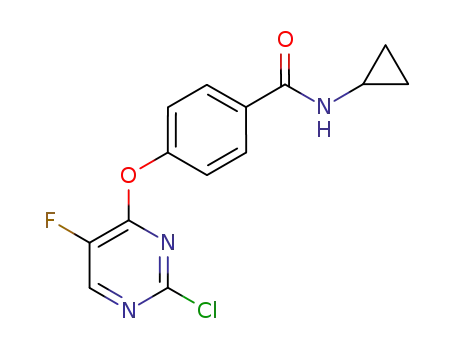 C<sub>14</sub>H<sub>11</sub>ClFN<sub>3</sub>O<sub>2</sub>