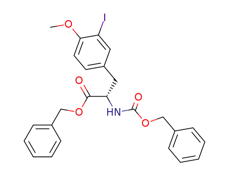 L-Tyrosine, 3-iodo-O-methyl-N-[(phenylmethoxy)carbonyl]-, phenylmethyl
ester