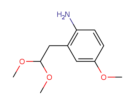 Benzenamine, 2-(2,2-dimethoxyethyl)-4-methoxy-