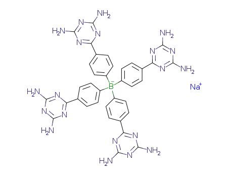 tetrakis[4-[2-(4,6-diamino-1,3,5-triazinyl)]phenyl]borate sodium salt