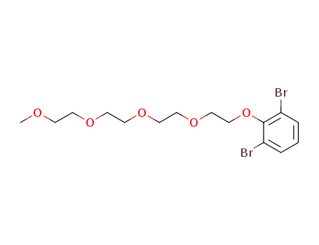 Molecular Structure of 865756-50-9 (2,5,8,11-Tetraoxatridecane, 13-(2,6-dibromophenoxy)-)