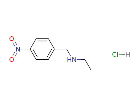 Benzenemethanamine,4-nitro-N-propyl-, hydrochloride (1:1)
