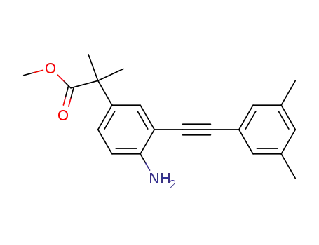 Methyl 4-amino-3-[2-(3,5-dimethylphenyl)ethynyl]-alpha,alpha-dimethylbenzeneacetate