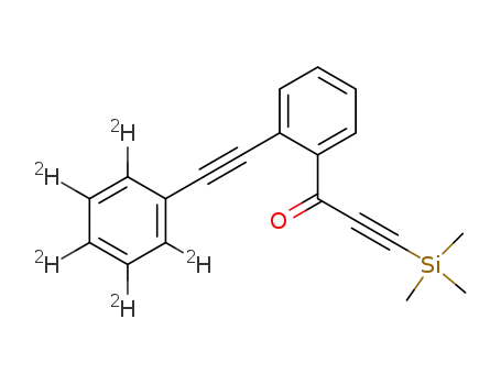 1-[2-(d5-phenylethynyl)phenyl]-3-trimethylsilyl-2-propyn-1-one