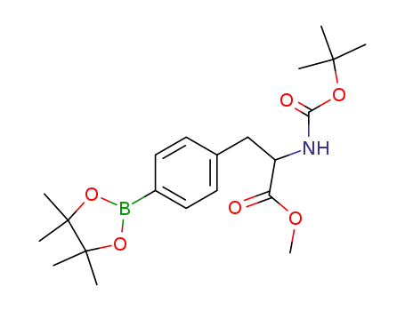 페닐알라닌, N-[(1,1- 디메틸에 톡시) 카르 보닐] -4- (4,4,5,5- 테트라 메틸 -1,3,2- 디 옥사 보 롤란 -2- 일)-, 메틸 에스테르