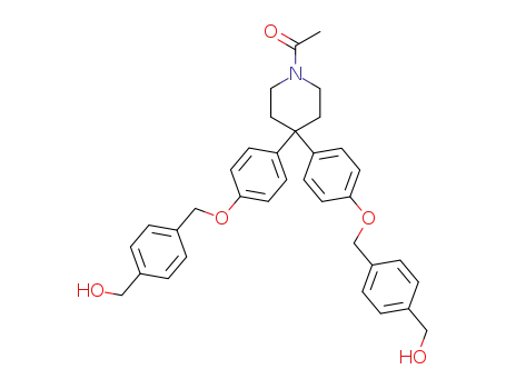 1-{4,4-bis[4-(4-hydroxymethylbenzyloxy)phenyl]piperidin-1-yl}ethanone