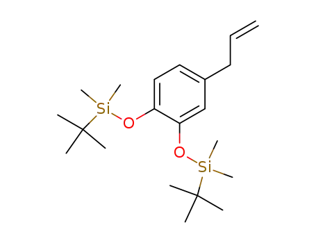 Molecular Structure of 854737-59-0 (((4-allyl-1,2-phenylene)bis(oxy))bis(tert-butyldimethylsilane))