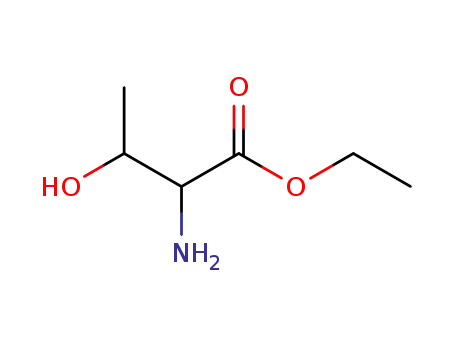 Molecular Structure of 3182-94-3 (ethyl 2-amino-3-hydroxybutanoate)