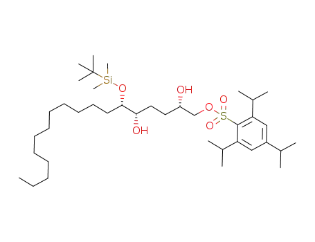 (2S,5S,6S)-6-tert-butyldimethylsilyloxy-2,5-dihydroxyoctadecanyl 2',4',6'-triisopropylbenzenesulfonate
