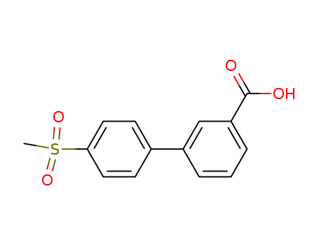 4'-(METHYLSULFONYL)-[1,1'-BIPHENYL]-3-CARBOXYLIC ACID  CAS NO.893736-70-4